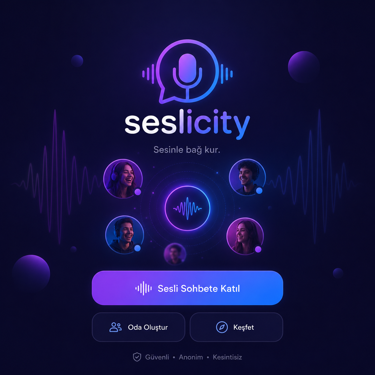 Sesli Chat ve Kameralı Sohbet Sitesi