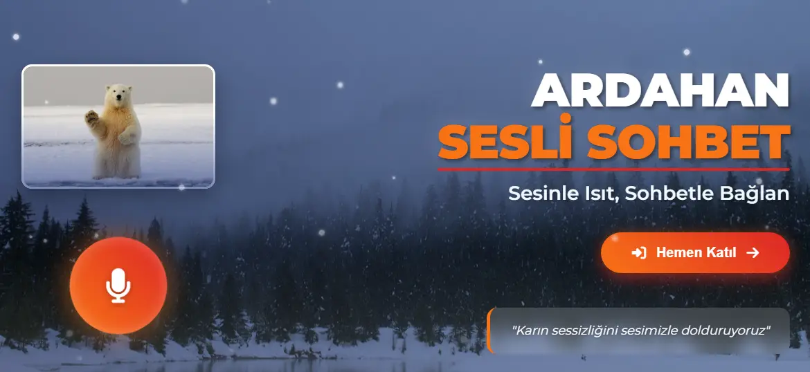 ardahan sesli chat