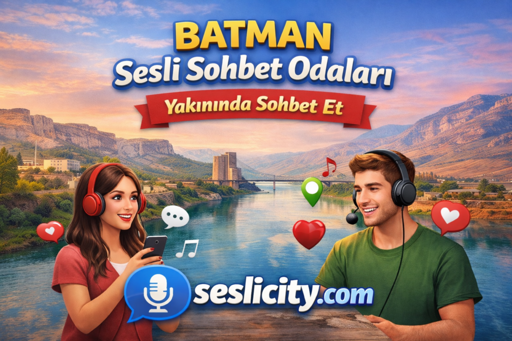Batman’da sesli sohbet ve kameralı sohbet ile yeni insanlarla tanış, ses tonuyla bağ kur ve gerçek muhabbetin keyfini yaşa.
