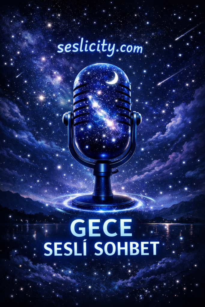 Gece Sesli Sohbet | Seslicity, Mobil gece sohbet odaları. Bağlan ve konuş.