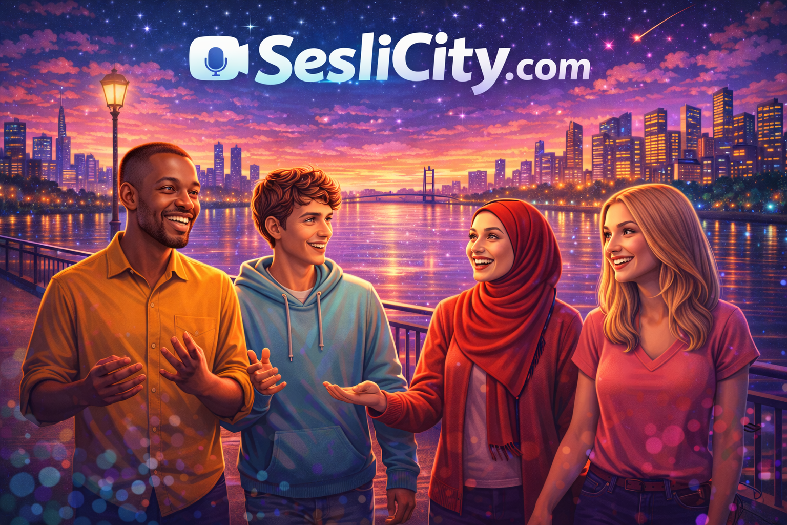SesliCity, sesli sohbet ve görüntülü chat platformları arasında yükselen yeni adres. Hızlı bağlan, tanış, konuş ve gerçek bağlantılar kur.